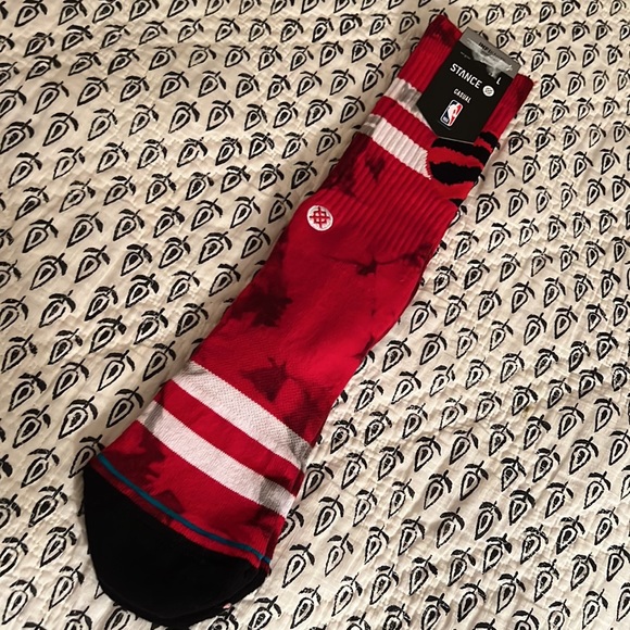 Stance NBA Toronto Raptors Basketball Socks Large - Picture 3 of 4